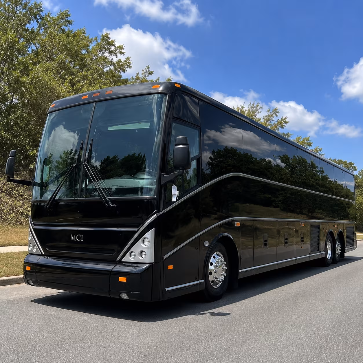 hendersonville bus rental service area