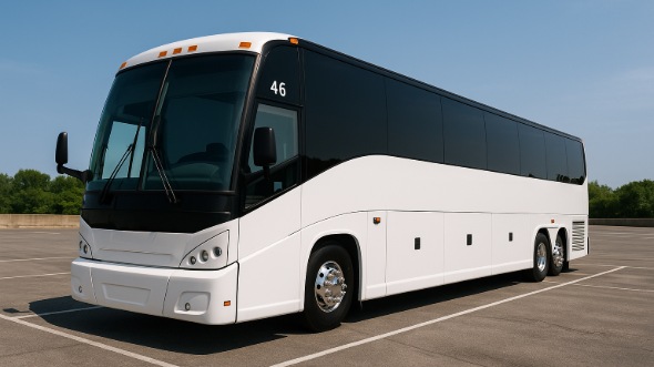 Exterior of Charter Bus Company Chattanooga's 54 Passenger Charter Bus in Chattanooga