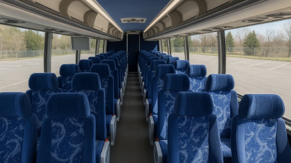 Interior of Charter Bus Company Gallatin's 55 Passenger Charter Bus in Gallatin