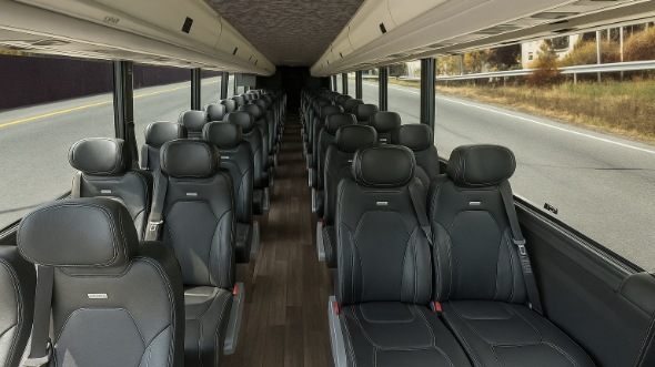 hendersonville 15 passenger minibus inside