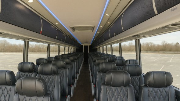 hendersonville 54 passenger charter bus rental