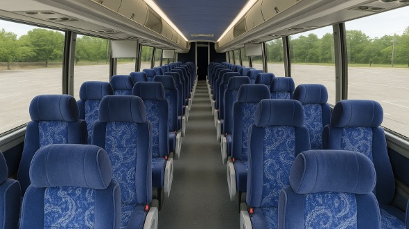 hendersonville 56 passenger charter bus rental